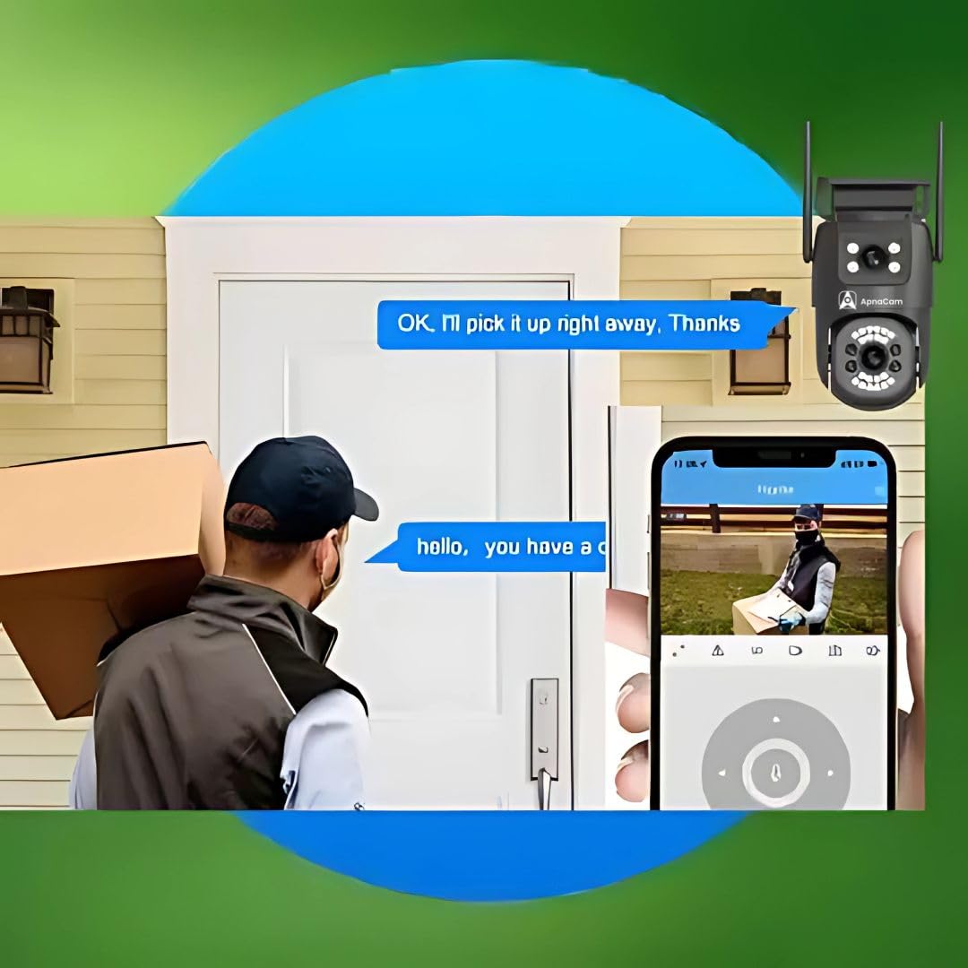 OneXsale 10MP 4G Wireless PTZ CCTV Camera | Dual 5MP Lens | 360° Pan & Tilt | Color Night Vision | AI Motion Alert | Waterproof Outdoor Security | Two-Way Audio | V380 Pro App 4