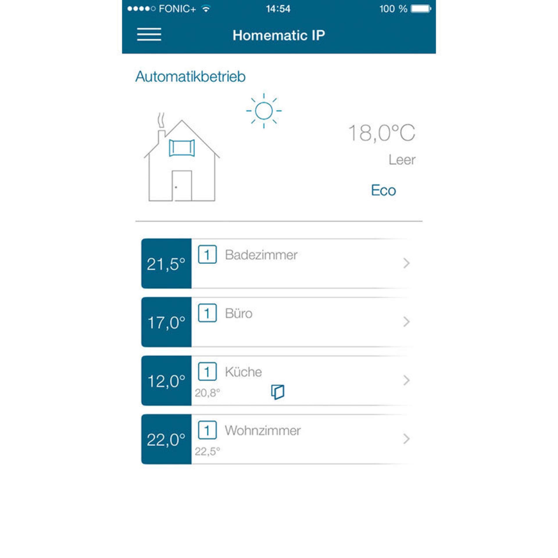 Homematic IP Smart Home 140280A0 Termostat Do Grzejnika, Biały