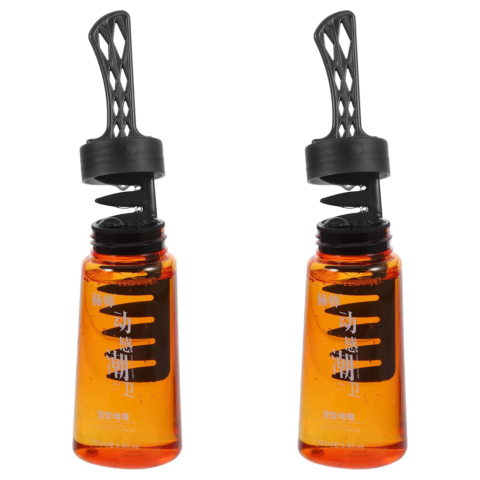 2-in-1 Feuchtigkeitsspendend mit Breitem Kunststoffkamm Haarstyling Gel und Schnelltrocknend 2 Stück für Männer für Täglichen Gebrauch zu Hause