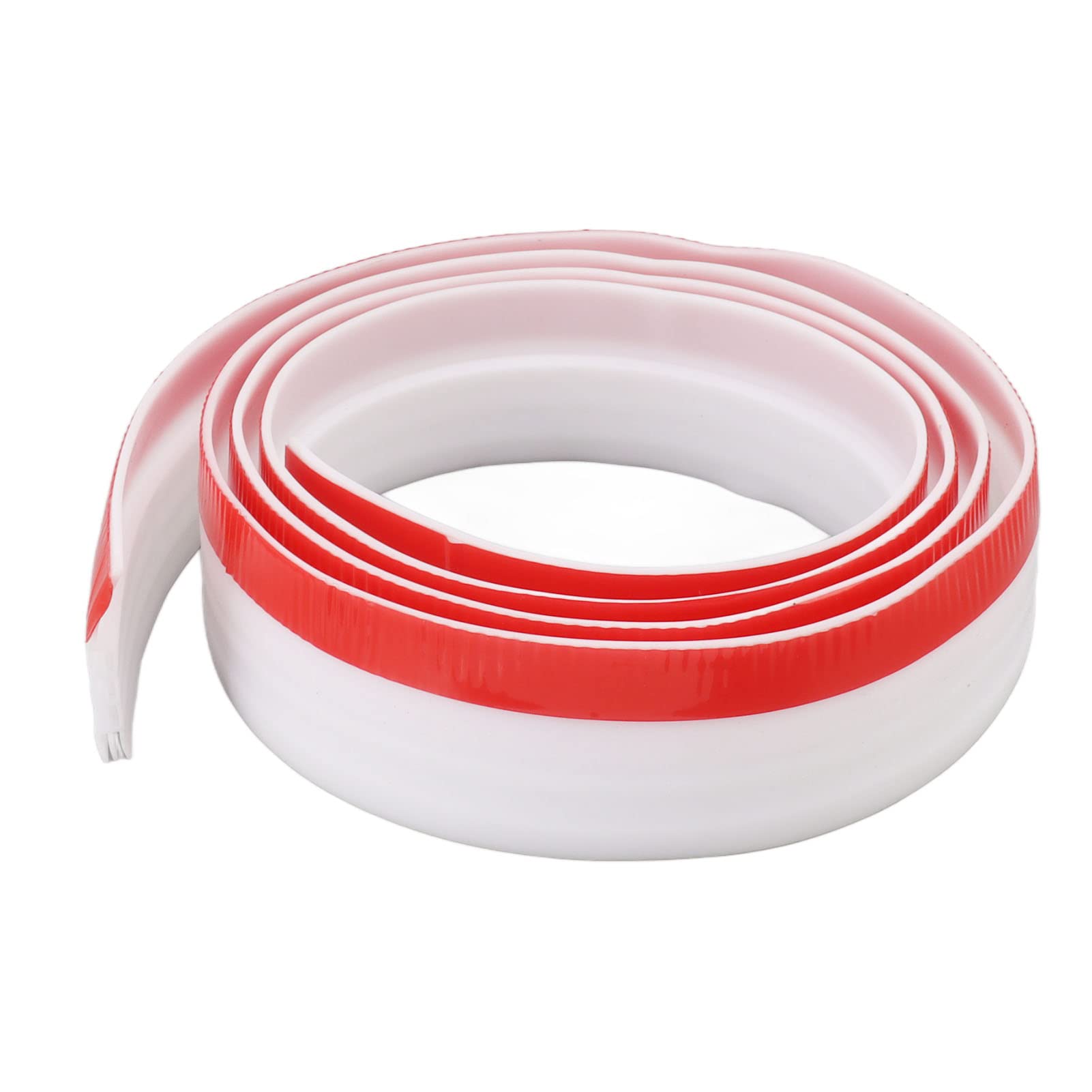 Cocoarm Fermaspifferi Sotto la Porta, Spazzaporta Adesivo in TPE da 6,6 Piedi, Blocca Spifferi, Polvere e Rumore, Guarnizione Autoadesiva Flessibile Sotto la Porta per Camera da Letto, Ufficio (WHITE)