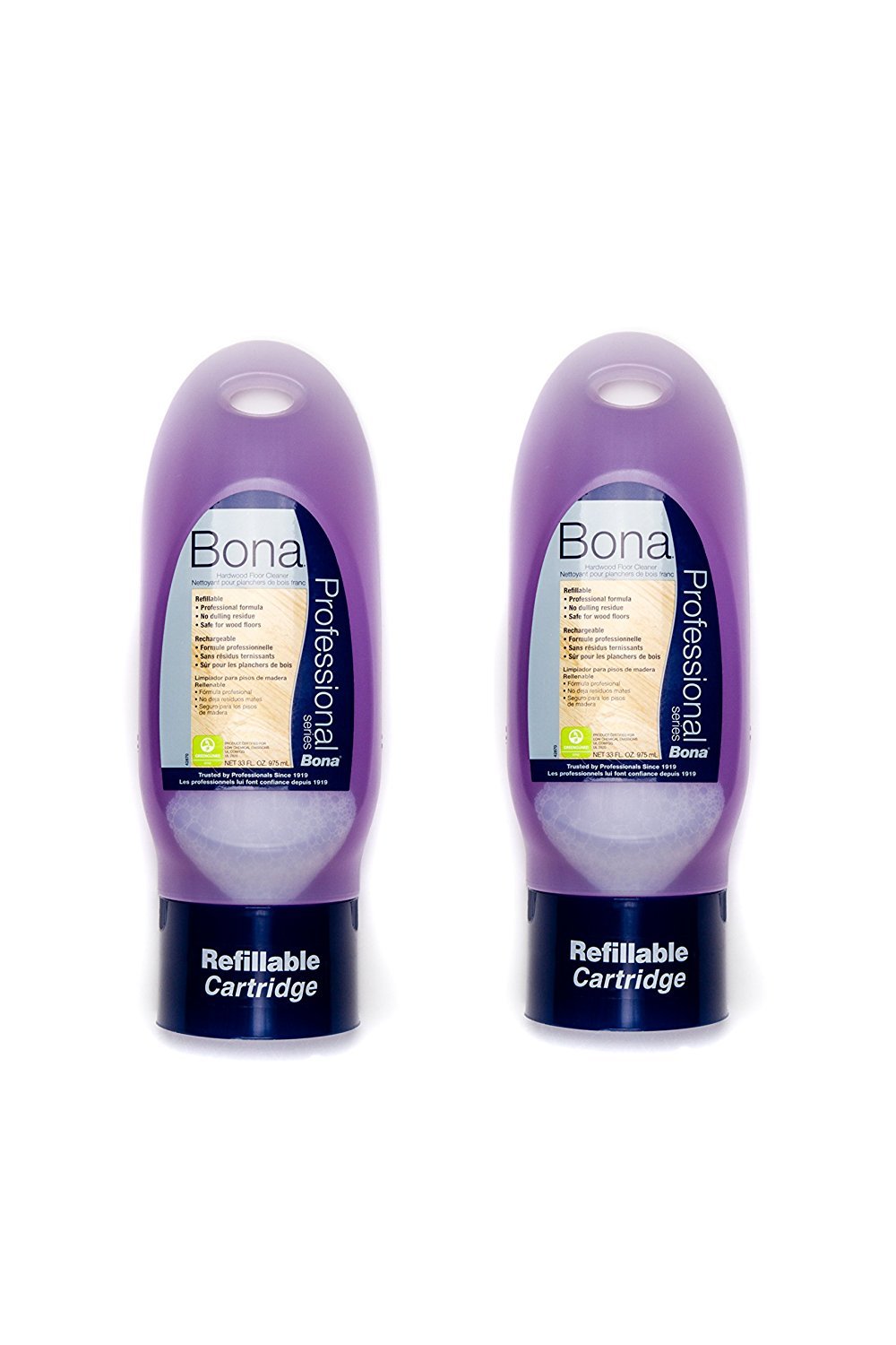 Bona Pro Series Hardwood Floor Cleaner - 34 oz Refill Cartridge [Pack of 2]
