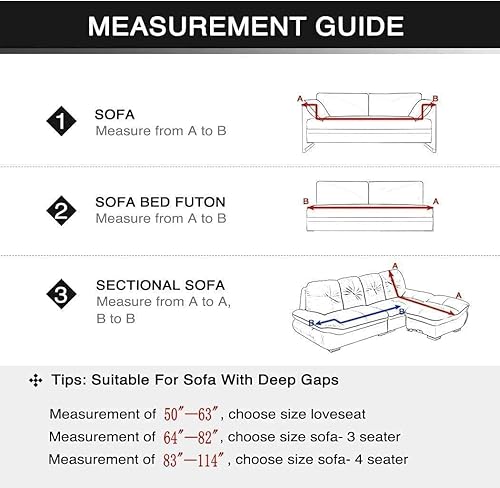 Miniatura 7 de MIDODO - Funda de sofá estampada elástica para sillón, funda de sofá biplaza para sillón de 2 plazas SX (2 plazassofá biplaza)
