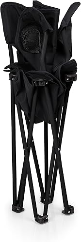 Miniatura 5 de PICNIC TIME NHL PTZ Silla de campamento, silla de picnic, silla de playa con bolsa de transporte, (negro)