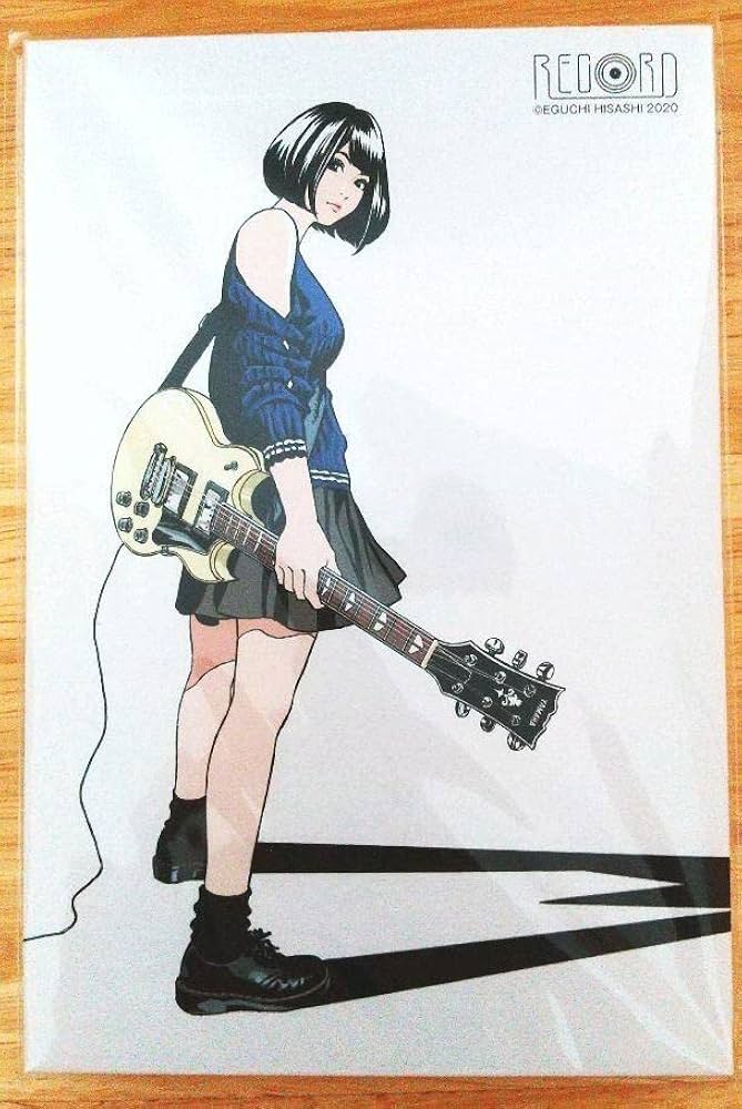 レア希少　新品未開封　限定品　江口寿史　高速道路　アクリルプレートスタンド　版画 Amazon.co.jp: 江口寿史 Record展 御朱印帳 ギター女子 : 文房具