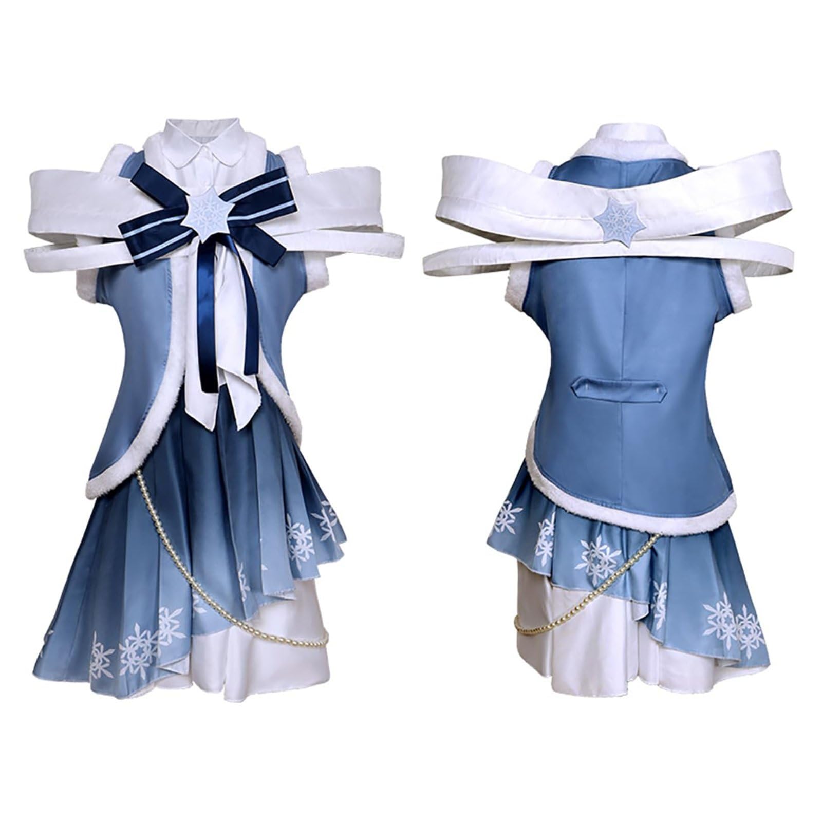 Amazon.co.jp: 初音ミク コスプレ衣装 雪ミク2025 ウイッグ付き