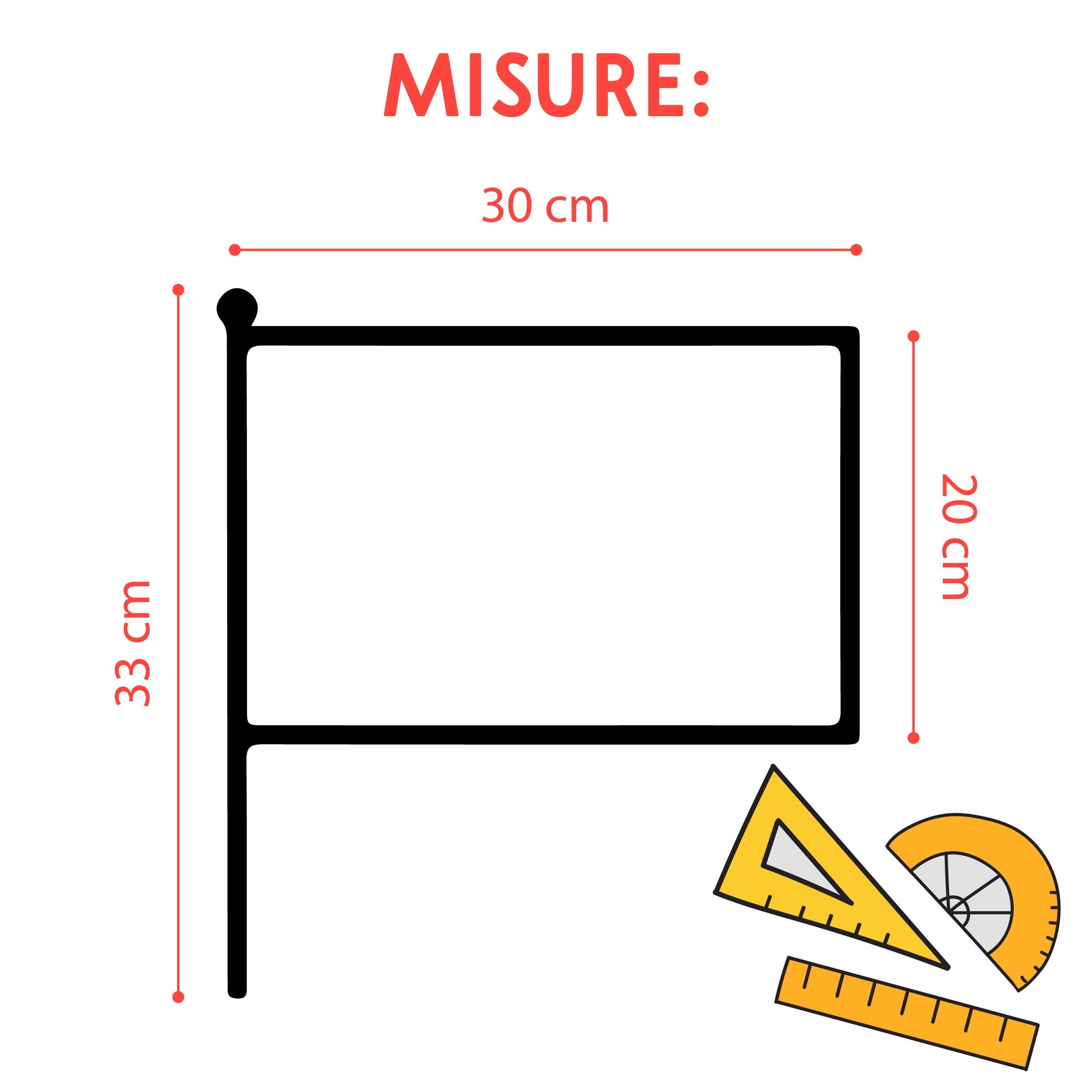30 Bandierine Italia 30x20cm - Con Asticella 33cm, Poliestere, Per Eventi E Feste - Foto 11
