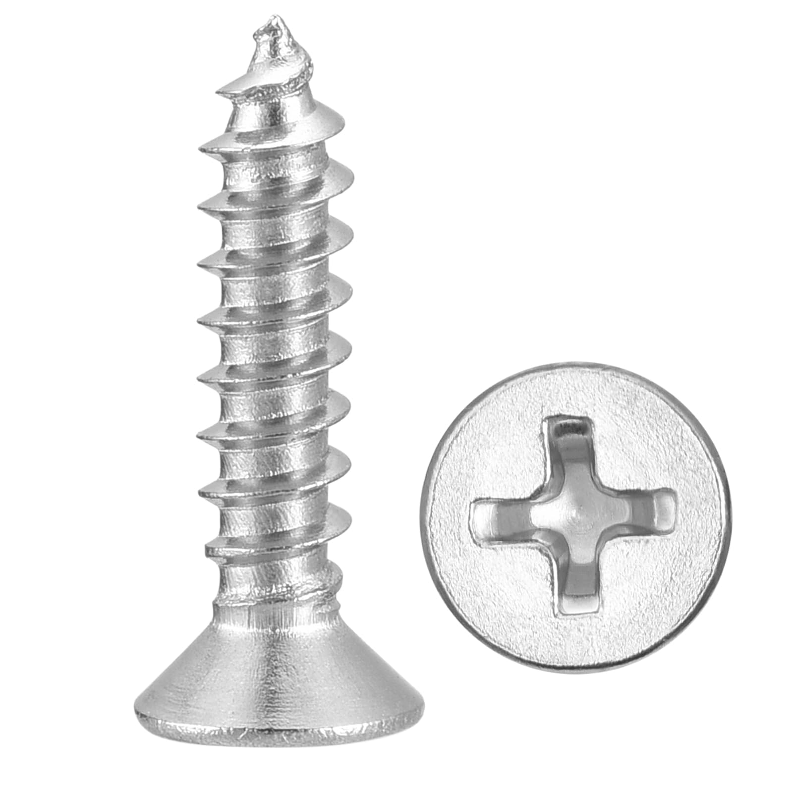METALLIXITY Countersunk Phillips Wood Screws (ST2.2x16mm) 200Pcs