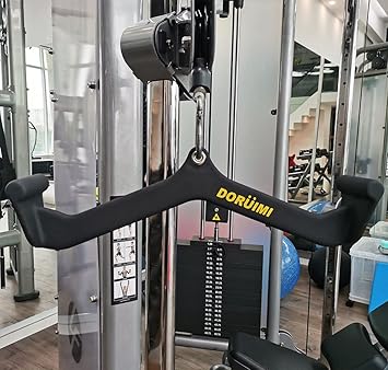 Mangos para Máquina de Cable de Polea de Fitness Mango de Remo Desplegable en Forma de V Mango de Tracción de Cable con Empuñaduras de Goma para Entrenamiento de Bíceps Tríceps Músculos de la Espalda5