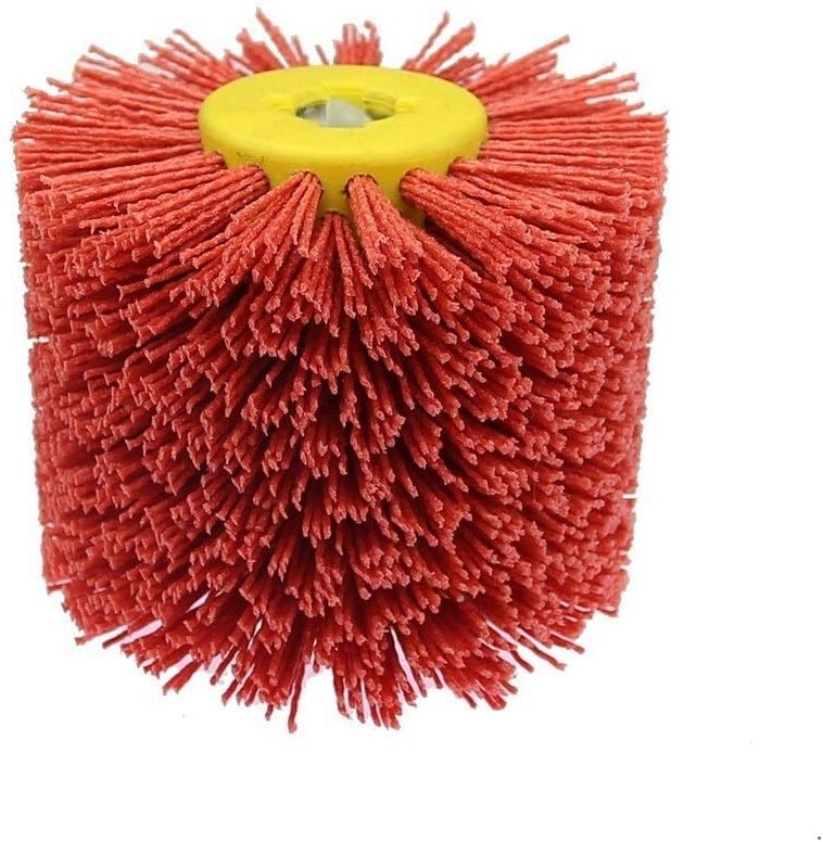 Nylon Abrasive Bristle Wheel Abrasive Wire Drum Brushes Deburring Polishing Buffing