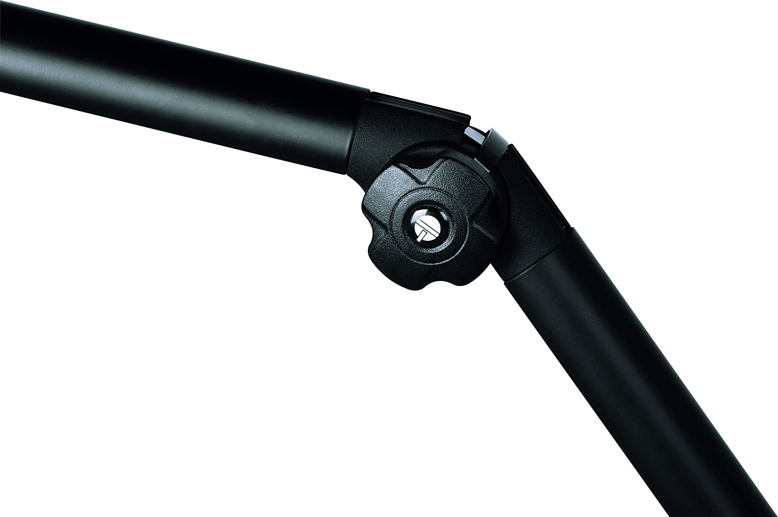 QUIK LOK - A/26 BK PIED MICRO BROADCAST, Pied de Table pour Micro, Finition Noire Satinée