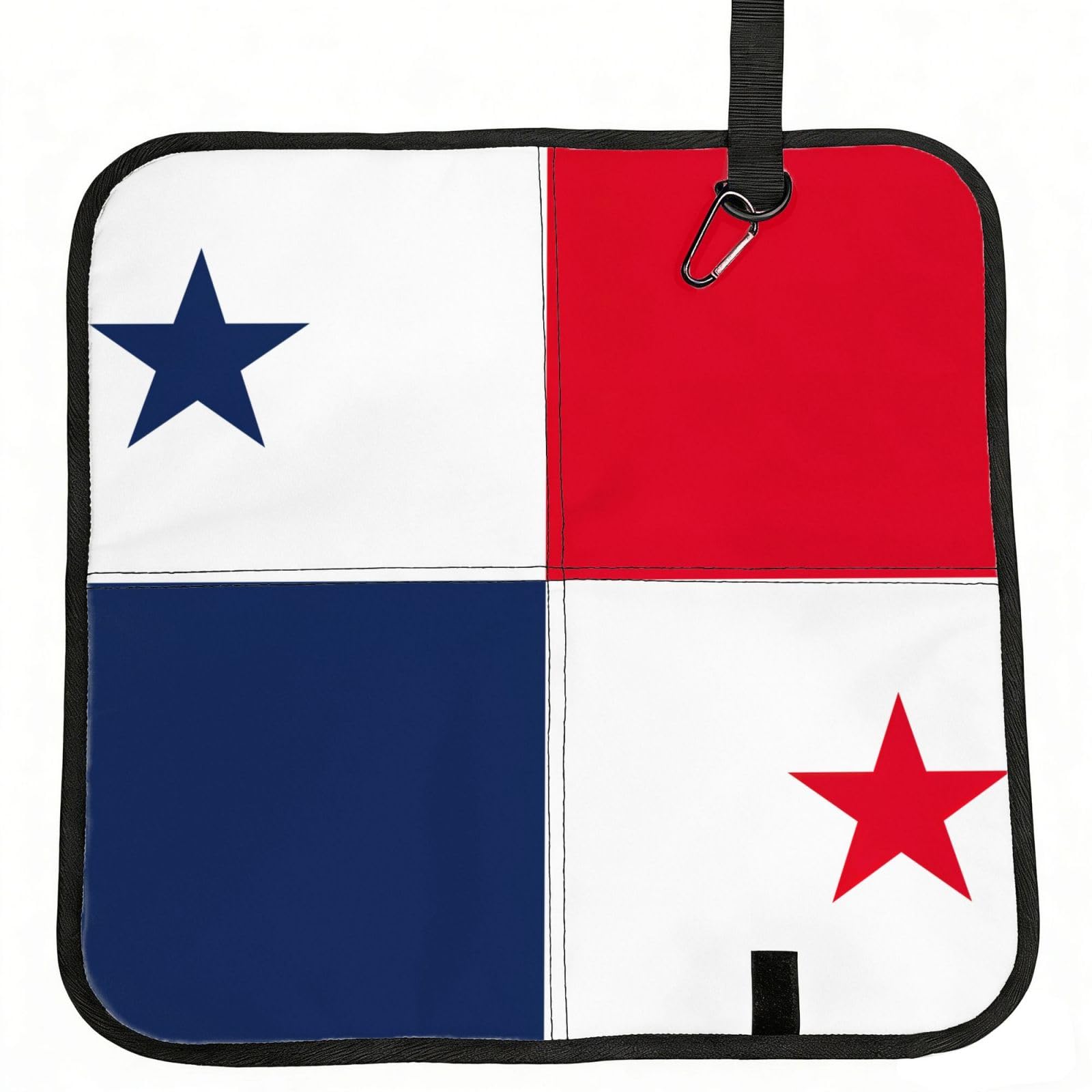 bghdfa Flag Of Panama Print Outdoor Sitting Mat Waterproof Oxford Cloth Seat Cushion Folding Foam Camping Seat For Picnic