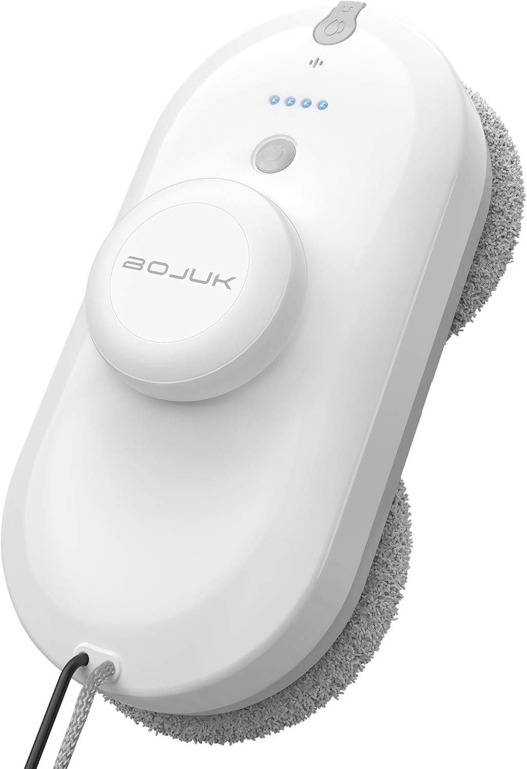 Window Cleaning Robot, 5000Pa Suction, Dual Spray, AI Smart Path Planning, Wet and Dry Glass Cleaner with Edge Detection and Anti-Drop Protection for High-Rise Windows (White)