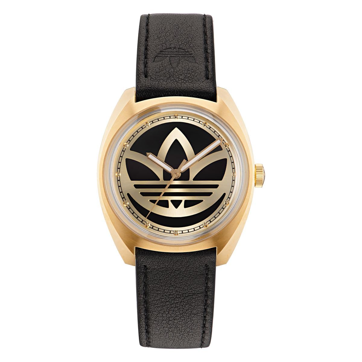 adidas Unisex Leather Originals Black Dial Analog Watch - Aofh22512, Band Color-Black (B0BKPK4WD4) Amazon Price History, Amazon Price Tracker