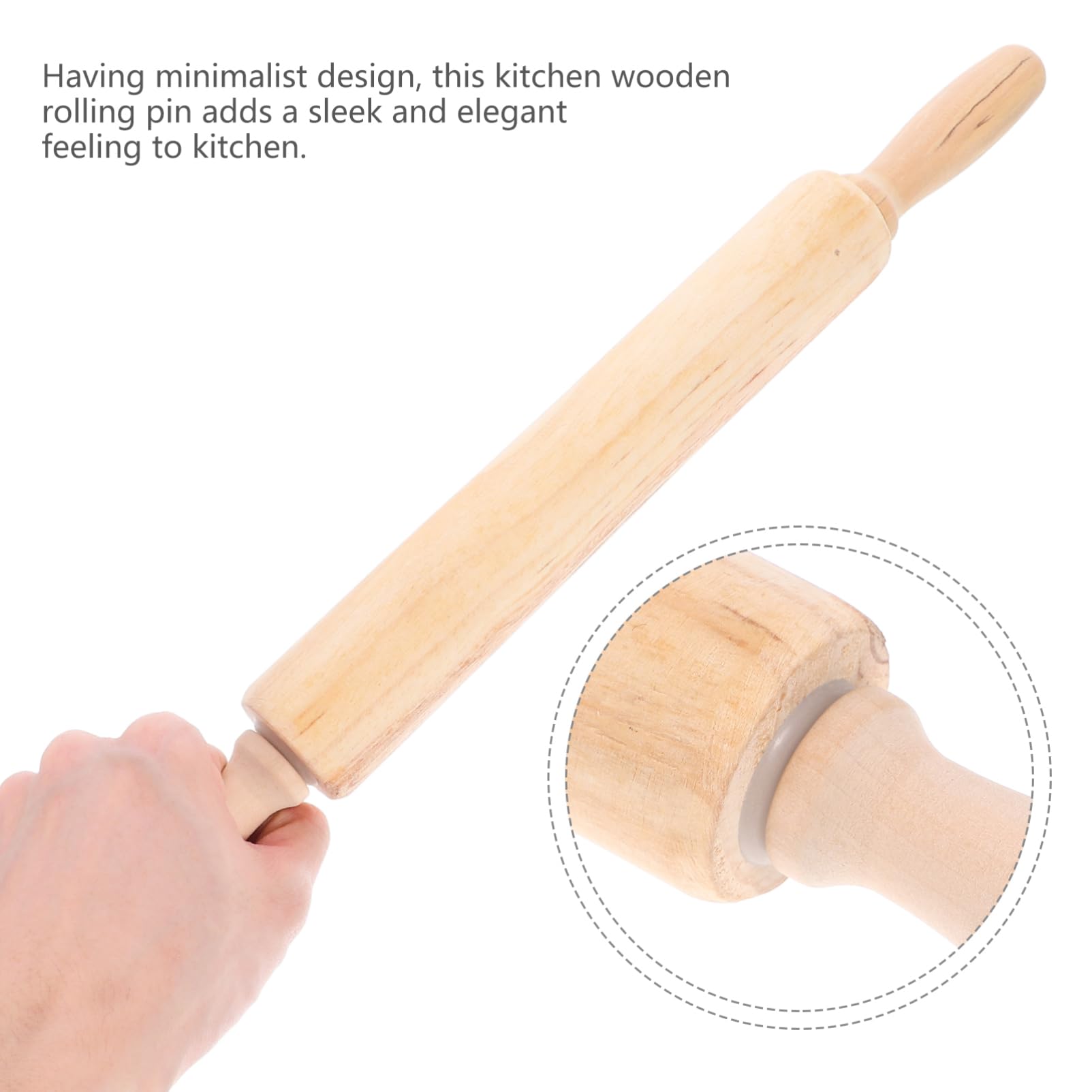 Ciieeo 3 Piezas Rodillo Herramienta Varilla De Cocina Varilla Rodante Palos Rodantes Palo De Cocina Suministros Para Hornear Palitos Para Amasar De Madera Pasta Pizza