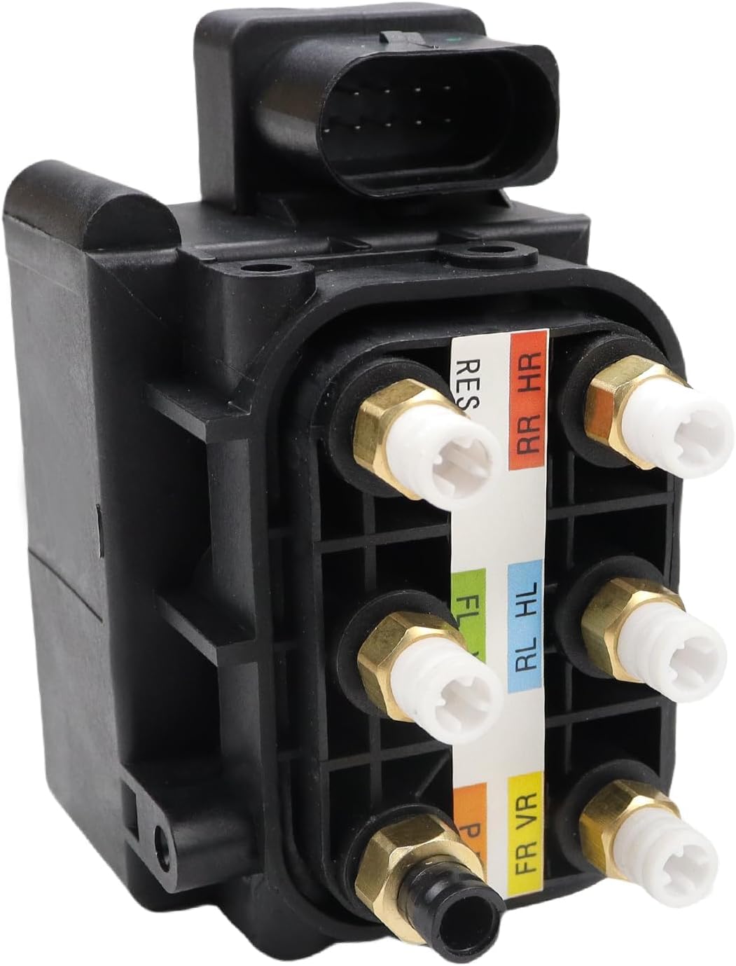 2123200358 Air Suspension Valve Block Compatible with Mercedes Benz CL550 CLS400 CLS550 E350 E400 E500 GL320 GL350 GL450 ML250 ML320 ML350 ML400