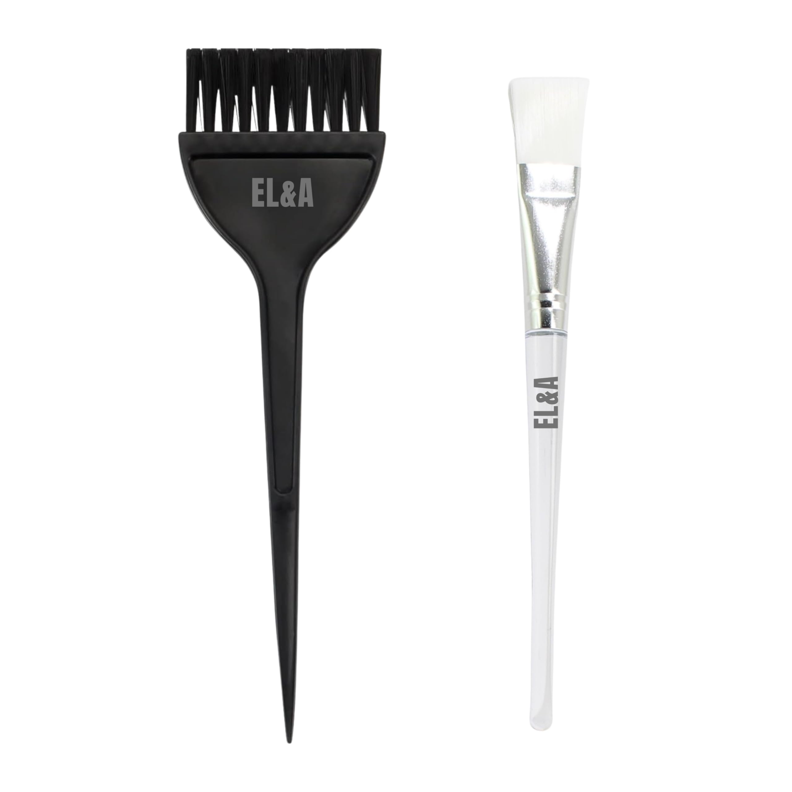 [Ear Lobe & Accessories] 1 Hair Color/Dye/Mehandi Brush | 1 Transparent Handle Face Pack Brush-picture-12