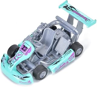 Alloy Model in 1:32 Scale, High-go Kart Race Car, Retractable Toy, Model Toy (Light Green)