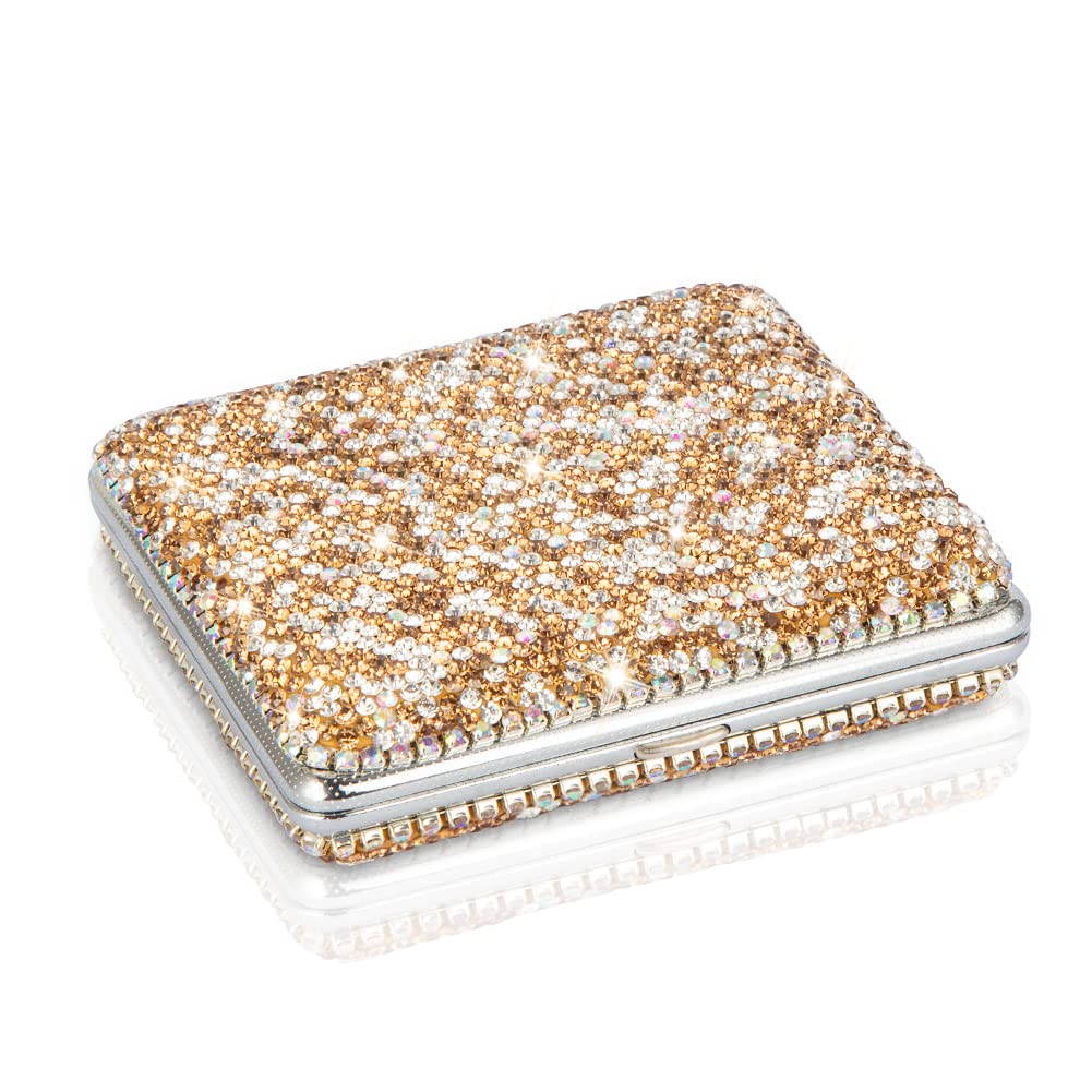 kate spade cigarette case Amazon.com: eing Metal Cigarette Case Bling Crystal Cigarette Box Double  Sided Spring Clip Open Pocket Holder for 20 Cigarettes,Gold : Health &  Household
