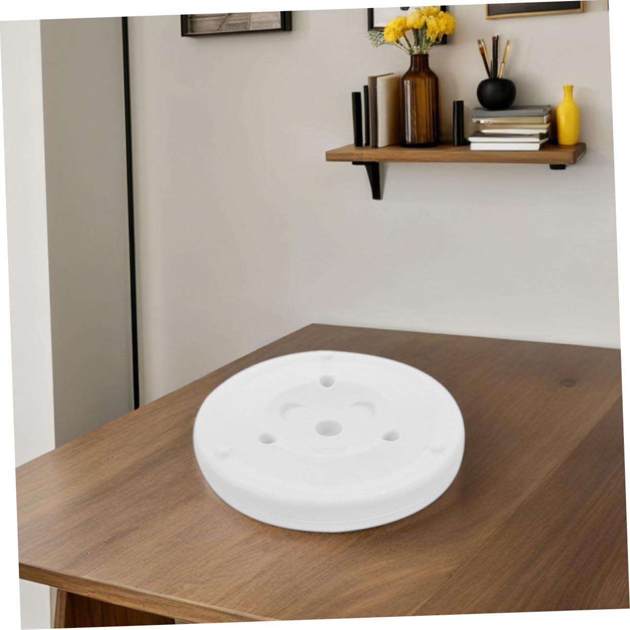 Base per Colonna Palloncini Bianca 4 Pezzi in Plastico