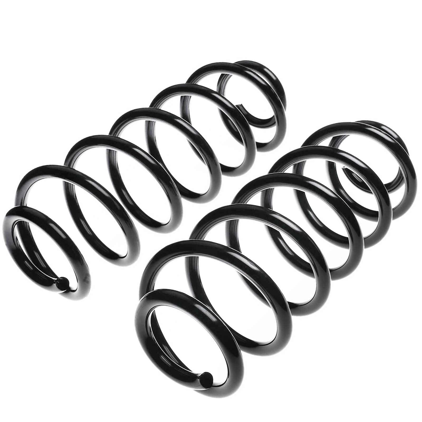 Frankberg 2 amortiguadores + 2 muelles de suspensión traseros izquierdo y | 590 mm, presión de gas; compatible con A3 Sportback 8PA, A3 8P1