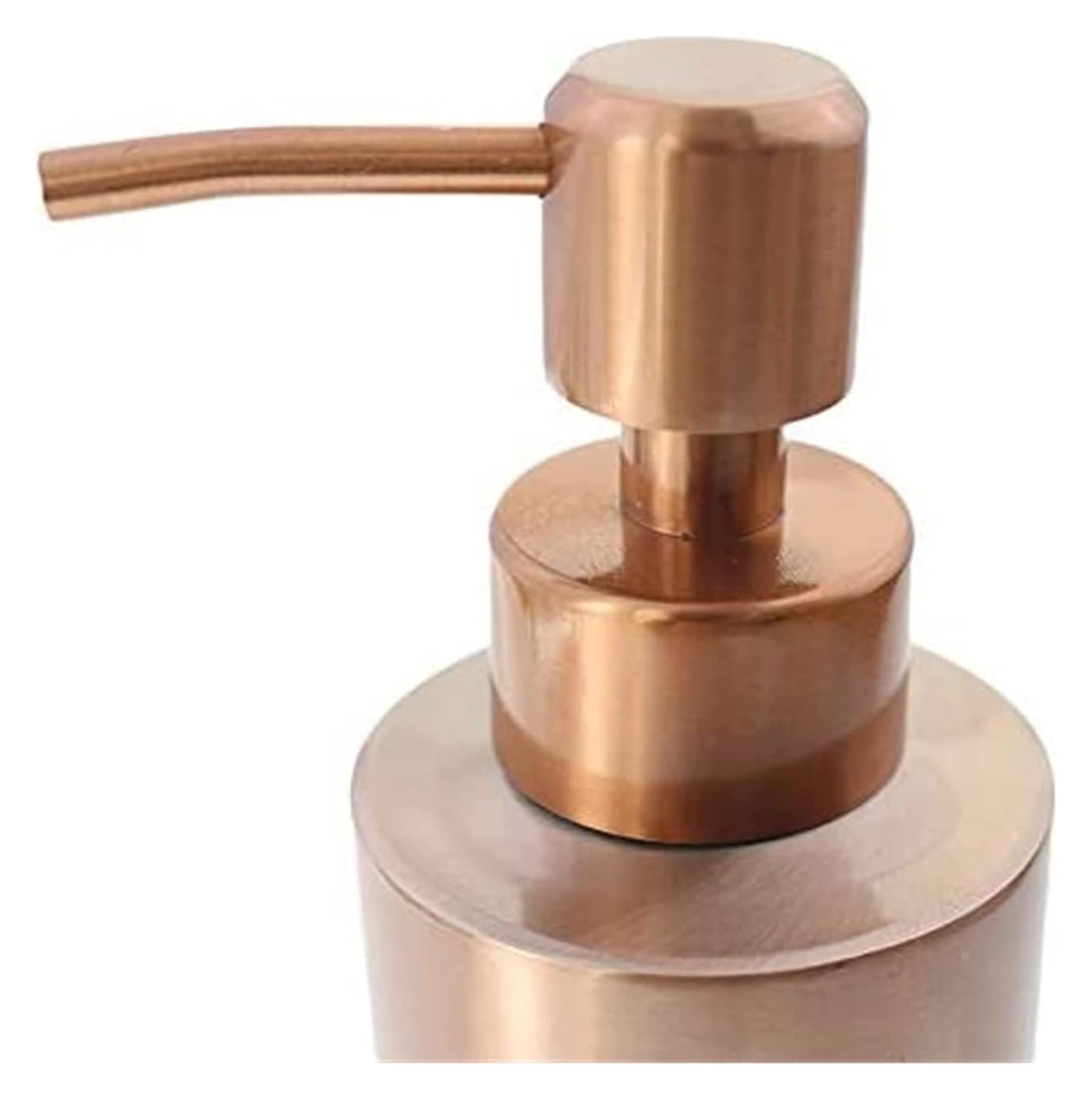 Dispensador de jabón de acero inoxidable para baño y cocina, perfecto para loción o jabón líquido, diseño duradero y elegante para cualquier ducha o fregadero