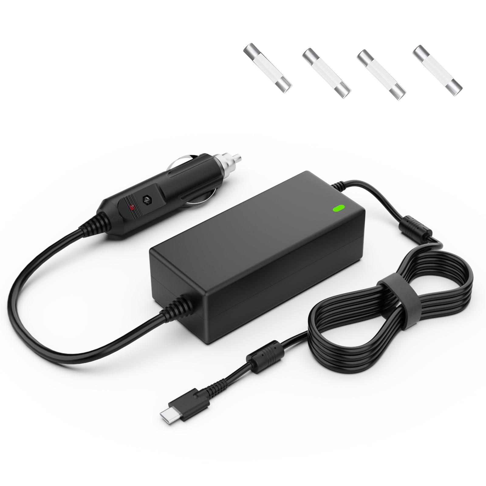 VHBW 90W/65W/45W/30W Car Laptop Charger for Dell Latitude (5420 3520 5520 5510 7320 7520 7410 7420 9520 9510), Chromebook (3100 XPS 9370 9570),Lenovo
