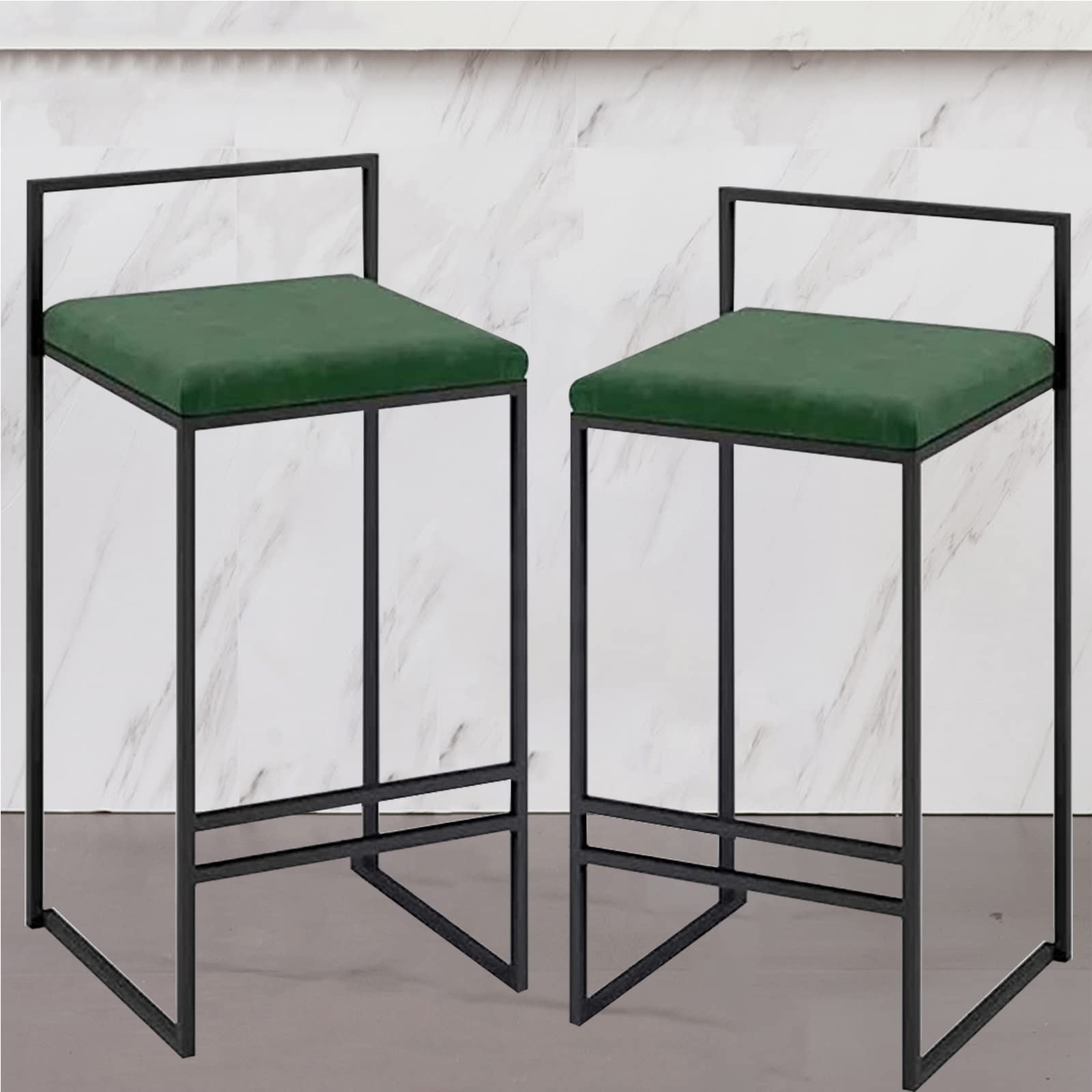 Tabourets de bar lot de 2 chaises hautes élégantes pour îlot de cuisine