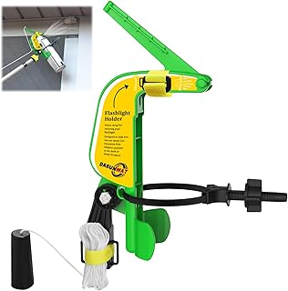 Spray Can Extension Pole Adaptor,Adjustment Sprayer Bracket Adaptor for Wasp/Hornet/Bee Spray Long Range,Spray Paint,Window Cleaner,Tree Pruning Sealer Spray,Spray Can Trigger Handle(Green)