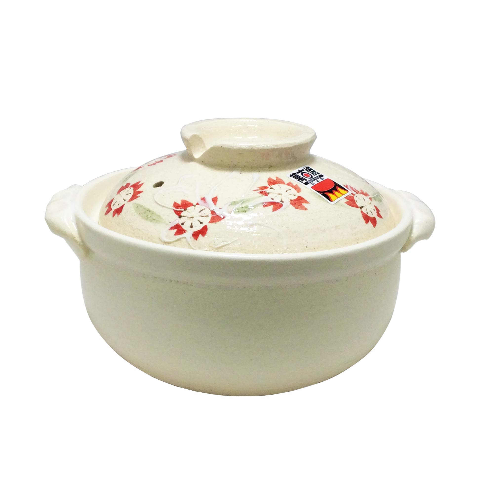 Amazon | 萬古焼 土鍋 寒緋桜 雑炊鍋 | 吉祥寺菊屋 | 土鍋 通販