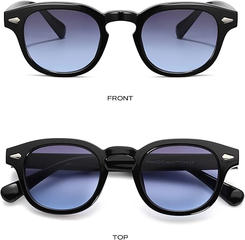 Miniatura 3 de Gtand Gafas de sol unisex vintage retro estilo redondo tintado para hombres mujeres moda círculo gafas de sol 1.811 in