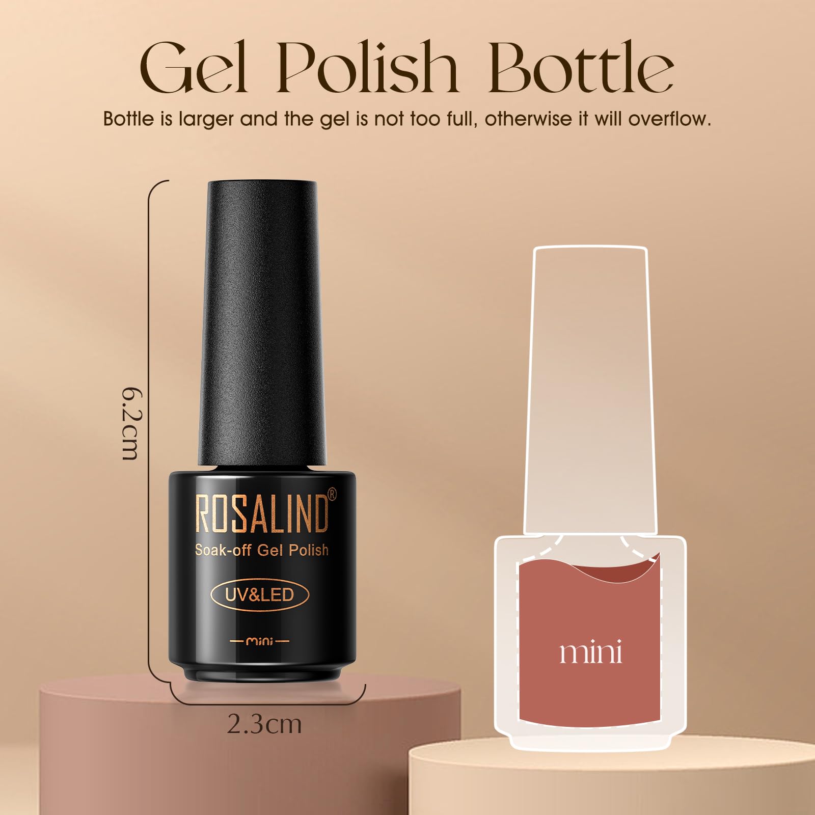 ROSALIND Kit Uñas Semipermanentes, 48W Lampara uñas semipermanentes, 43 Colores Kit Pintauñas Gel Completo UV Blanco Gris Negro Amarillo Glitter Esmaltes Permanentes Manucira