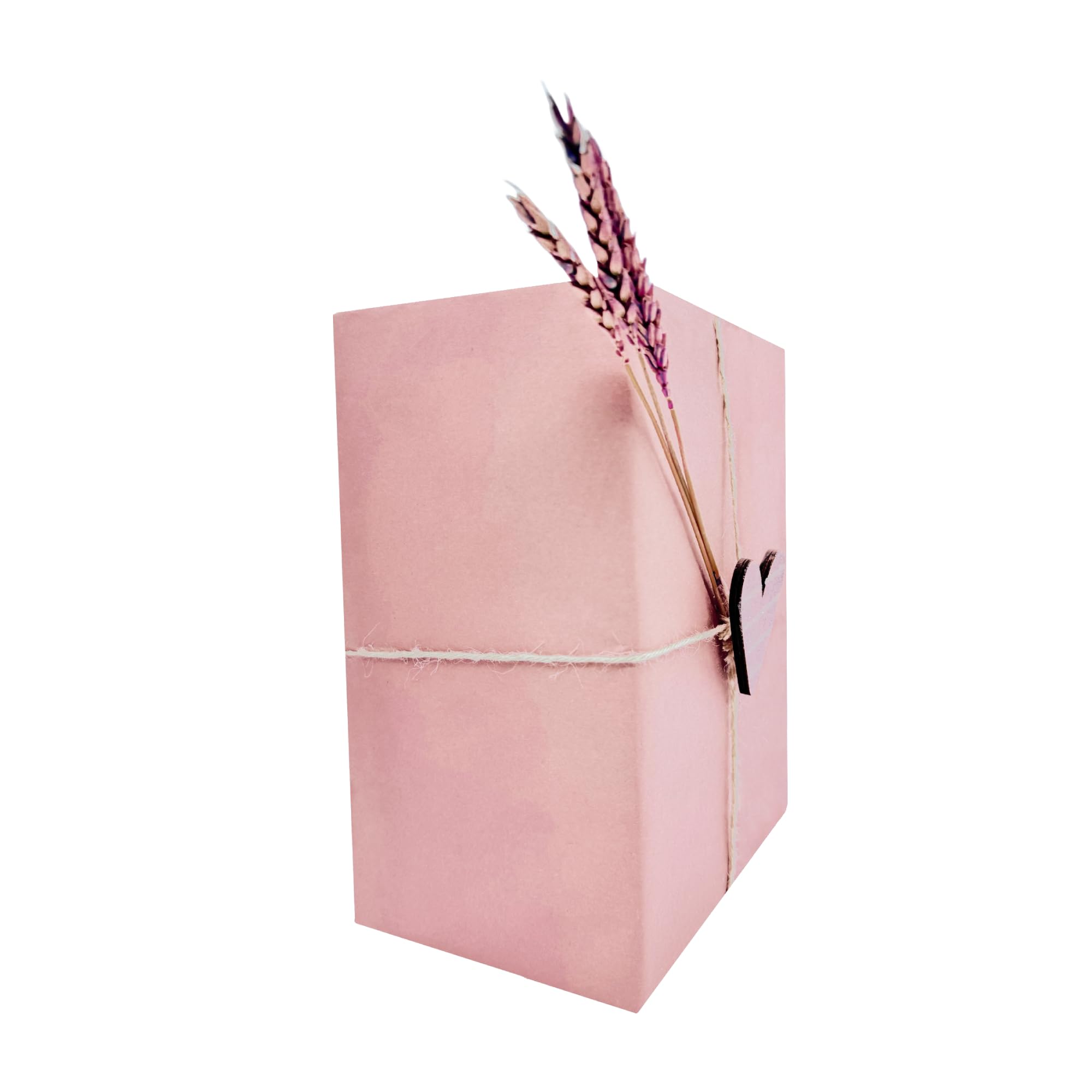 PAKOT – Papel de Regalo Kraft 100% Reciclado Rosa – Bobina Grande 70CM x 100M – Papel Ecológico y Resistente para Envolver Regalos