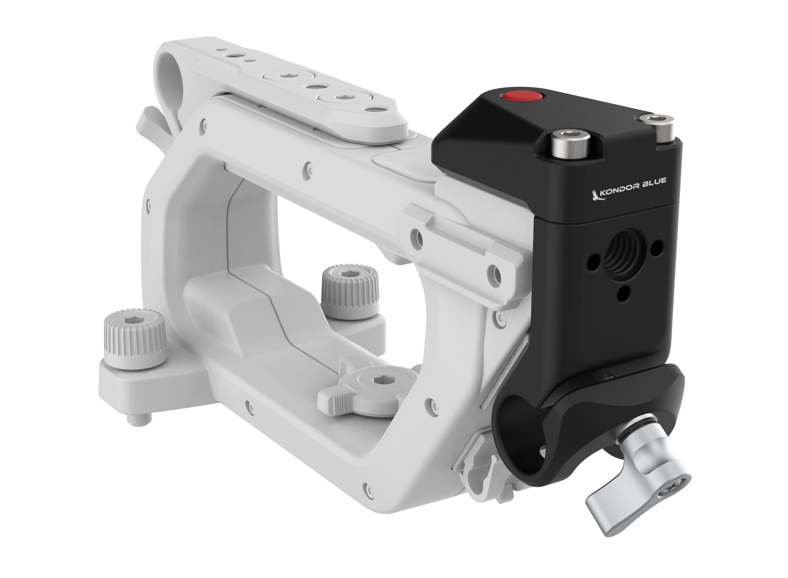 KONDOR BLUE | Run/Stop Trigger Handle Module for Canon C400 | Record Start/Stop Button, 15mm Rod Clamp, ARRI Anti-Twist Mount | Raven Black