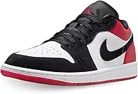 Tênis masculino Air Jordan 1 Low SE (branco/vermelho universitário/preto)