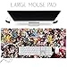 KINPLE Extended Large Gaming Mouse Pad, Full Desk Keyboard Mouse Pad, XXL Bigmouse Pad with Anime, Waterproof and Anti-Skid for Office Desk Decor . (35.4×15.75×0.1 inch)