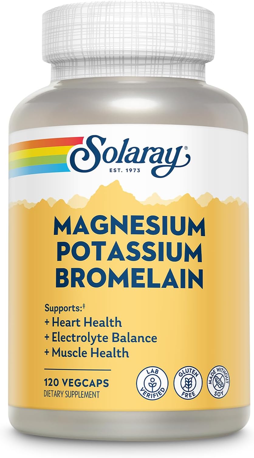 Magnesium Potassium Asporotates - 120 Veg Caps