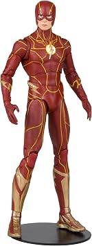 McFarlane Toys, DC Multiverse The Flash Movie Gold Label 7 Inch Action Figure Ages 12+ Multicolour