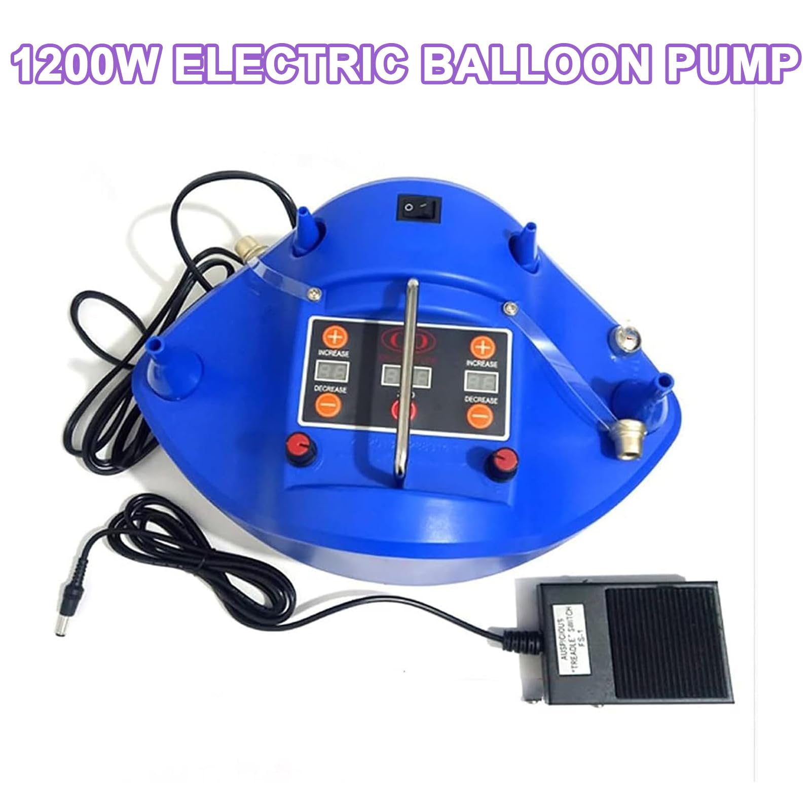 Cyfrowy timer do ilościowego pompowania, elektryczna precyzyjna pompa balonowa, konstrukcja 4 w 1, inteligentne sterowanie, na wesela i imprezy