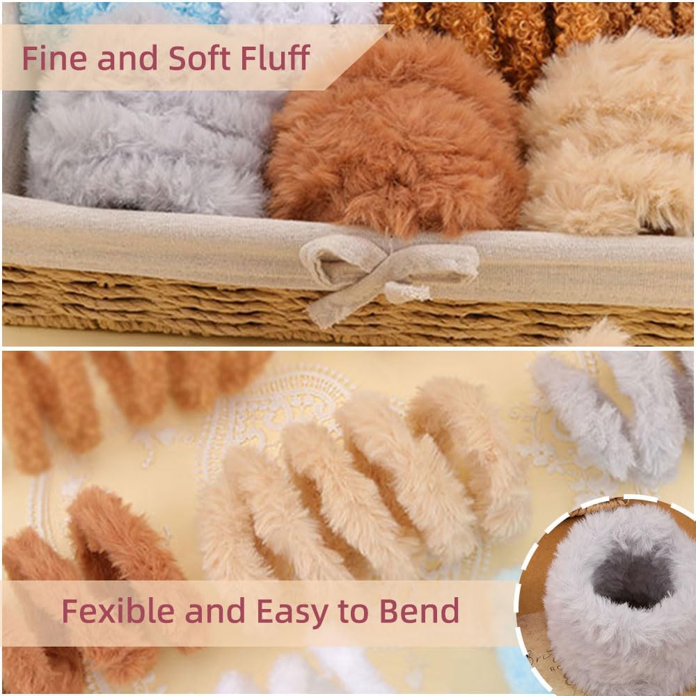 Siticoto Pipe Cleaners Dog Craft, 13 Pcs Pipecleaners Craft Kit Animal with Step-by-Step Video Tutorials for Beginners Birthday Gift