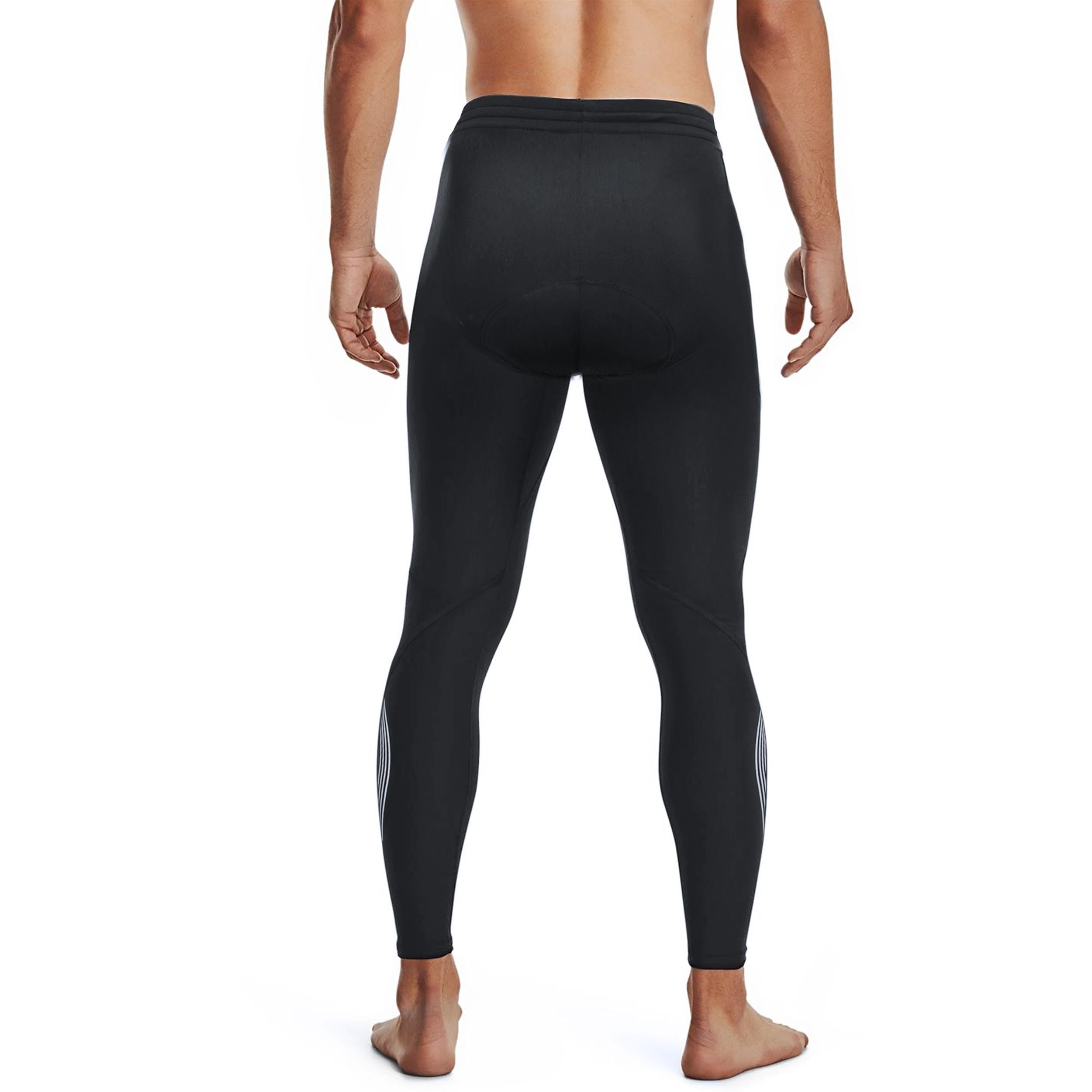 Brisk Bike Pantalón Largo de Ciclismo Hombre con Acolchado de Gel Frío en el Interior Pantalón de Ciclismo Hombre de Invierno Ligero para Entrenamiento y Largas Distancias