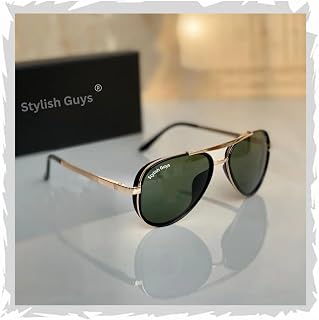 STYLISH GUYS Branded Stop Ray With 100% UV Ban Sunglasses Aviator, Square, Round, Oval, Sport, Goggles, Eyewear, Sunglasse... Price In India