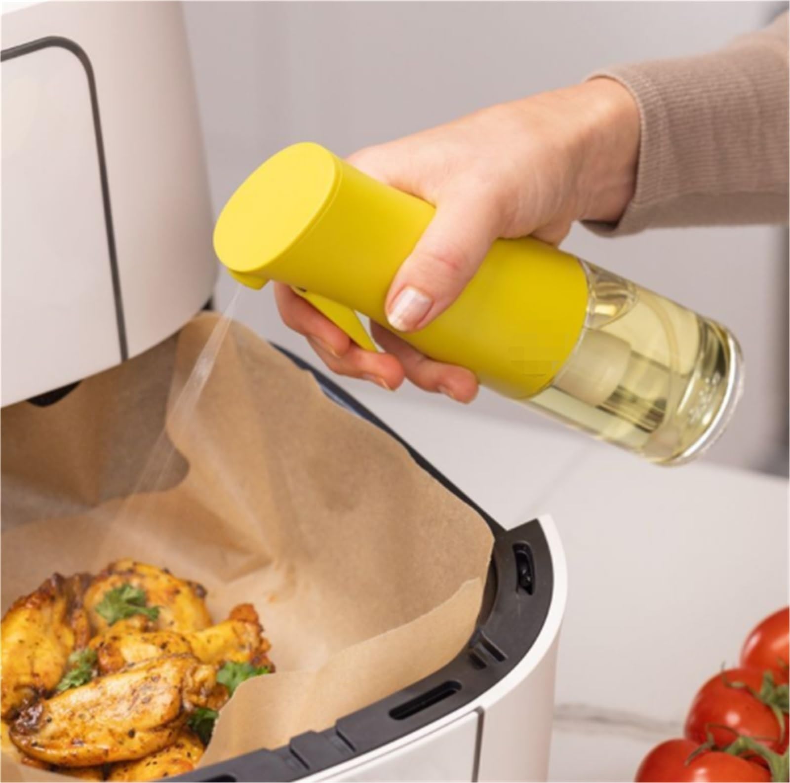 Ölsprüher Für Speiseöl Speiseöl-Sprüher For Salate, Grillen, Kontinuierlicher Sprühnebel Und Portionskontrolle Grillen Küche(Grün)