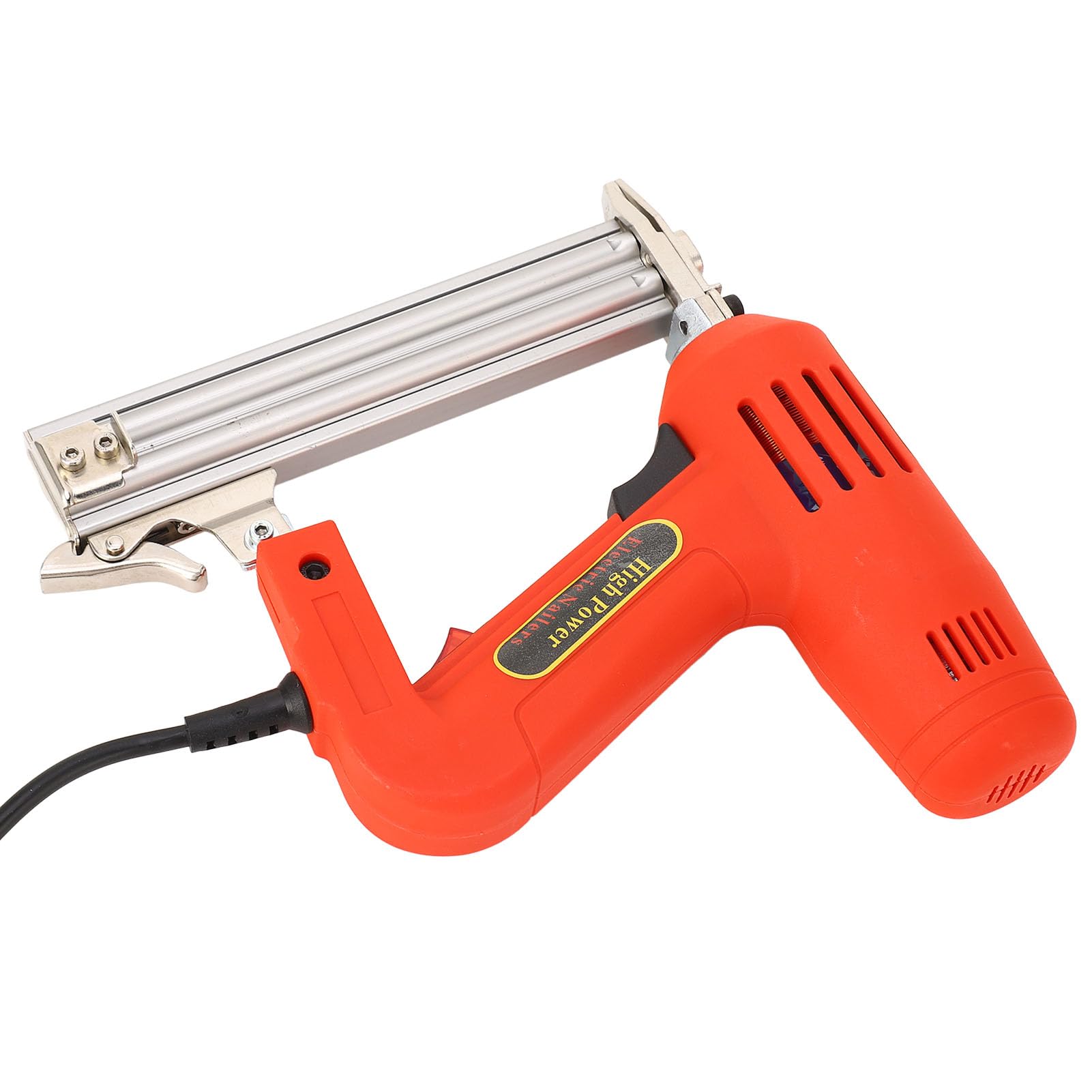 Elektryczny Pistolet do Gwoździ Prosty Elektryczny Pistolet do Gwoździ Pistolet Zszywacz Pistolet Gwoździarki (Wtyczka UE 100-260 V)