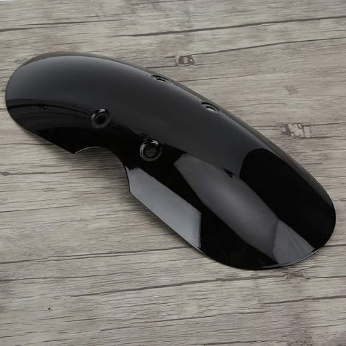 Miniatura 7 de Guardabarros para motocicleta, guardabarros delantero, accesorio de motocicleta Aukson para Bonneville T100 2001-2016 (negro) guardabarros delantero