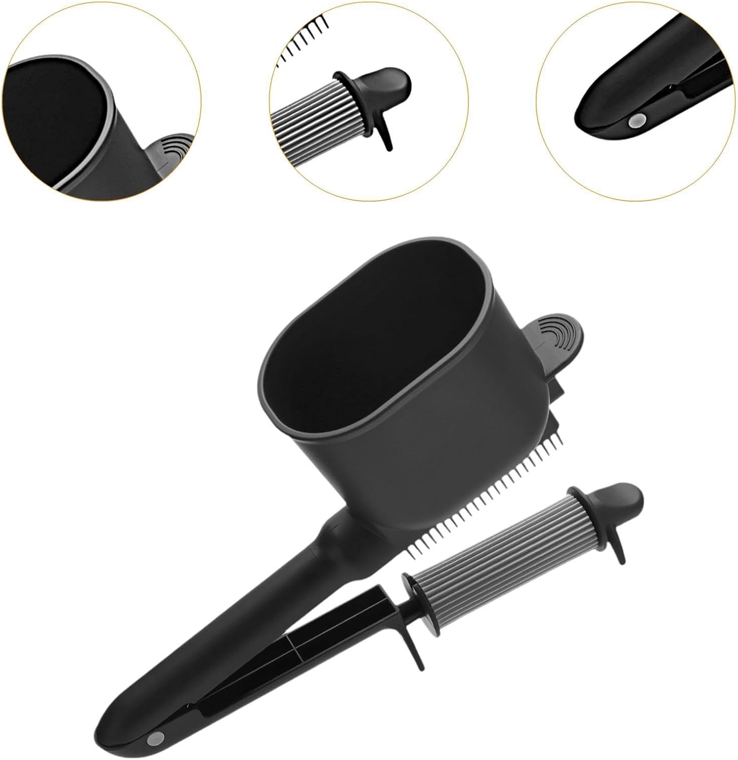 pistro Hair Dye Coloring Brush and Mixing Bowl Set 2in1 Salon DIY Tool for Professional Home Hair Coloring and Styling