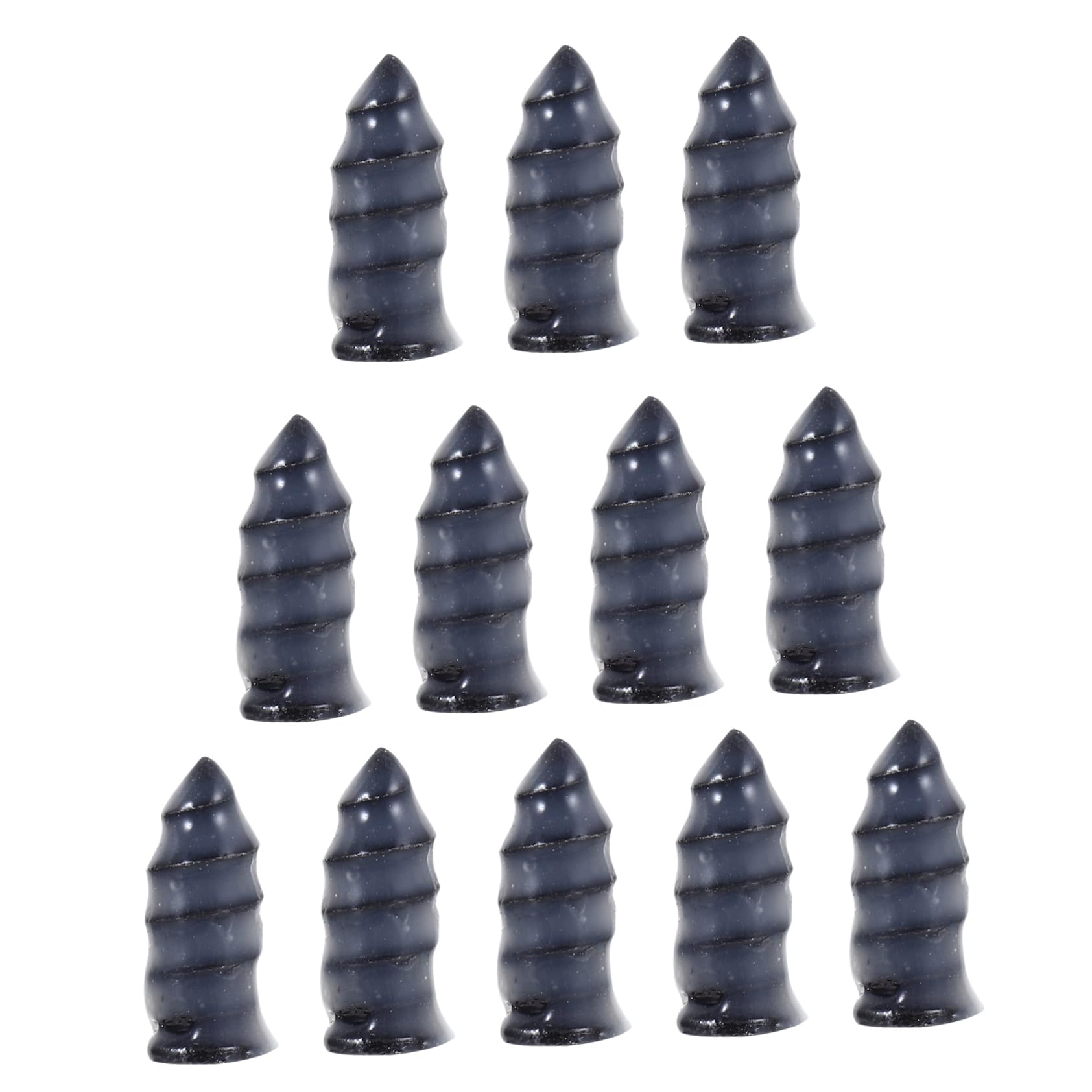 Cabilock 20 Pcs Auto Supplies Tire Repair Mending Motorcycle Reparation Patch Tires Accessories Nail Bike Flat Puncture Repair Tire Plug Kit Tire Plugs Vacuum Car Tires Studs Black