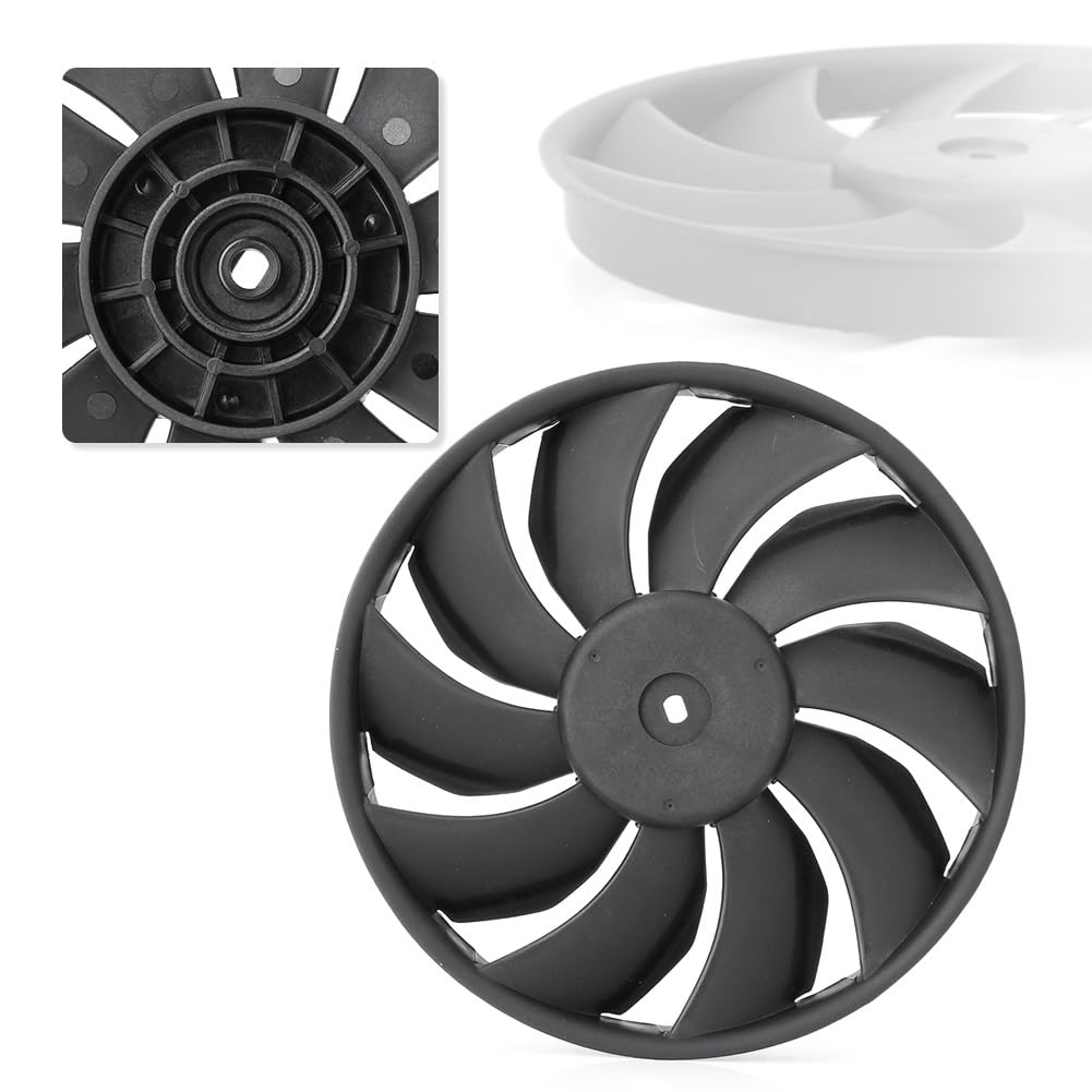 Motorbike Radiator Fan Blade Assembly Kit Accessaries for Suzuki GSXR600/GSXR750 06-16 for Honda GSXR1000 05-15, Black