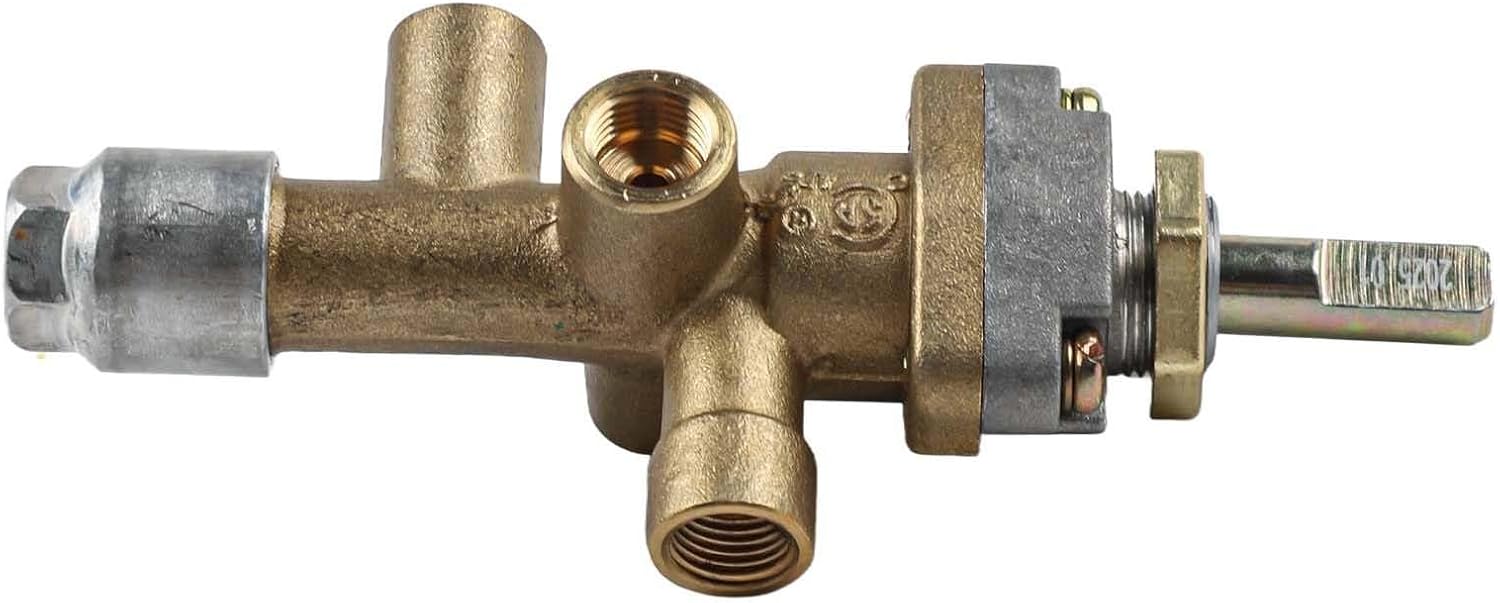 7-Piece Patio Gas Heater Replacement Parts Safety Kit With Brass Valve, Pulse Igniter, Thermocouple For Outdoor Garden Heaters