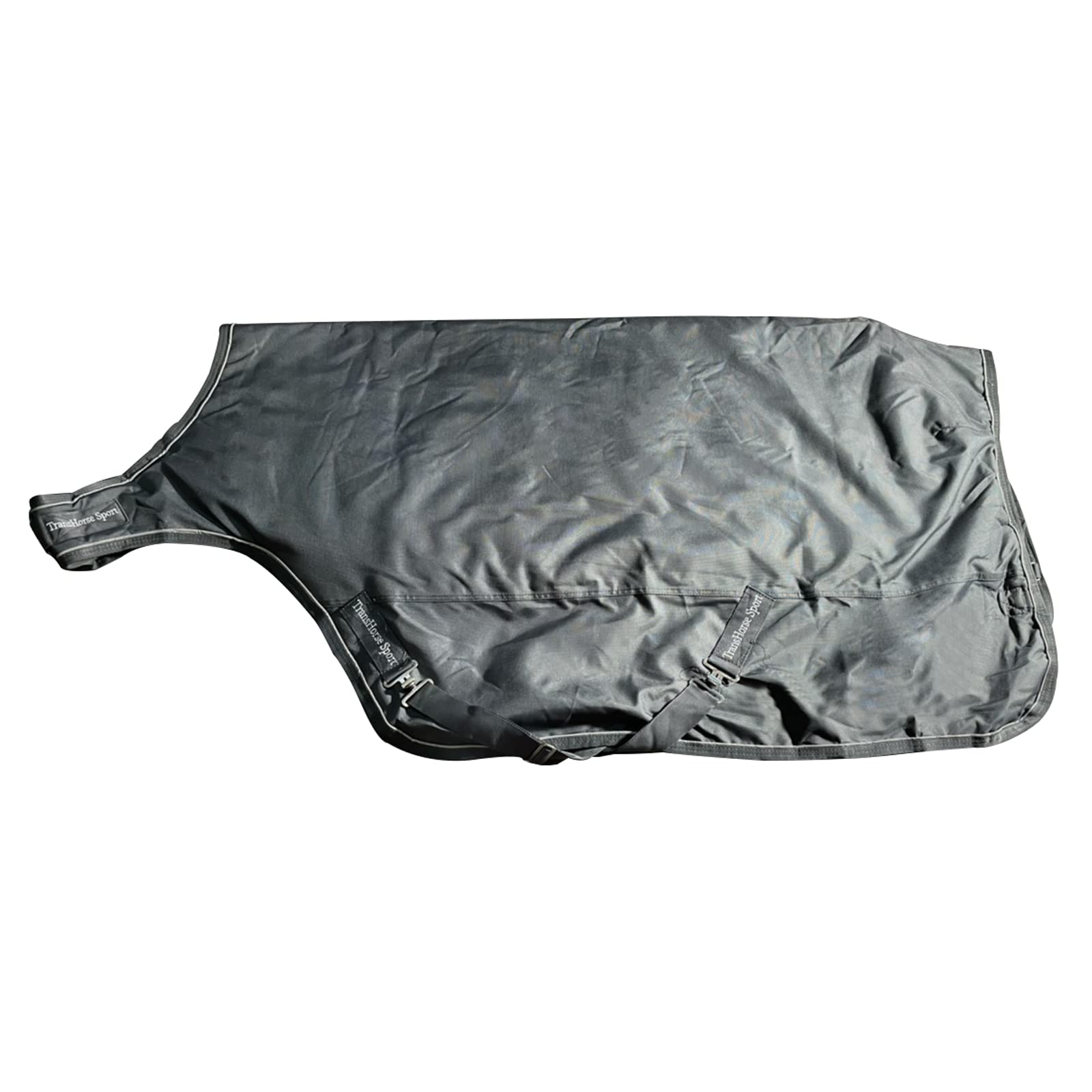Couverture de cheval anti-déchirure et imperméable heavy-weight grise