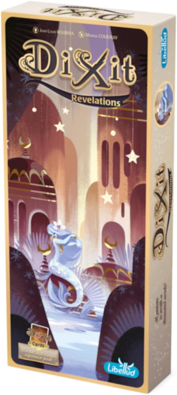 Dixit Revelations Board Game EXPANSION - Uncover Myths & Enchantments with 84 New Art Cards! Creative Storytelling Game for Kids & Adults, Ages 8+, 3-6 Players, 30 Min Playtime, Made by Libellud